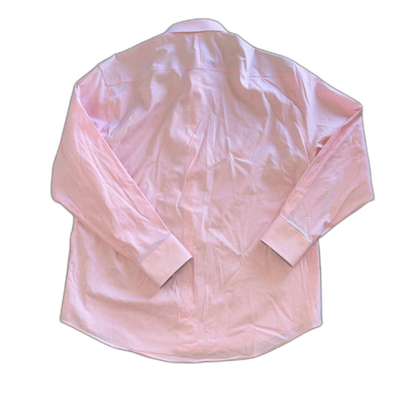 Twillory Pink Checkered Dress Shirt – 100% Cotton, Slim Fit, Size 18 - Picture 2 of 6